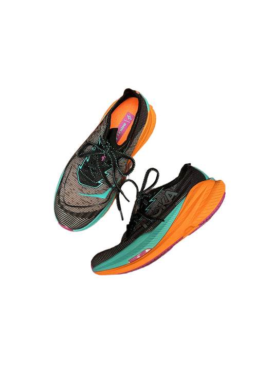 Hoka Mach X2 Gris/Naranjo/Turquesa 38 EU