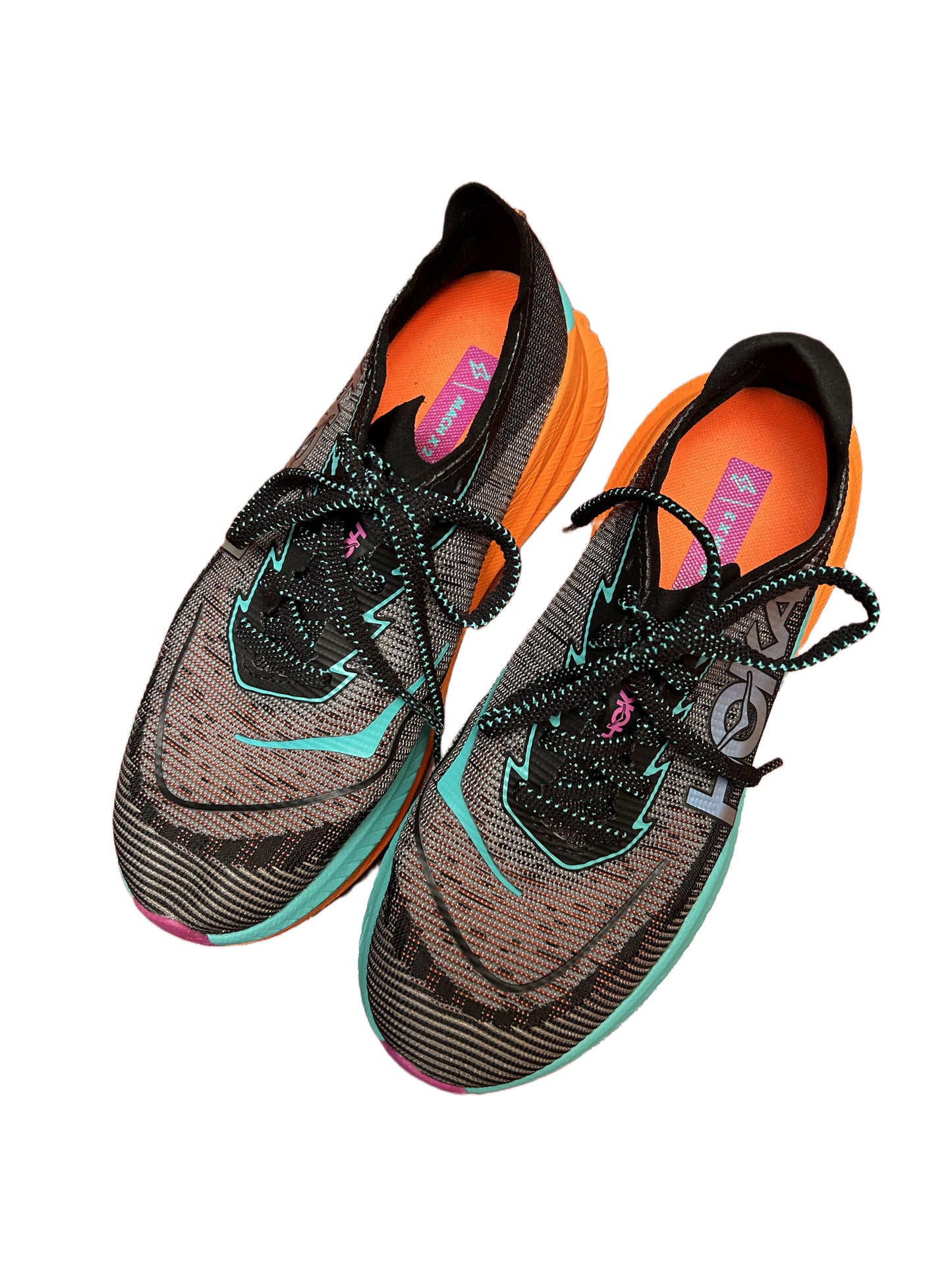 Hoka Mach X2 Gris/Naranjo/Turquesa 38 EU