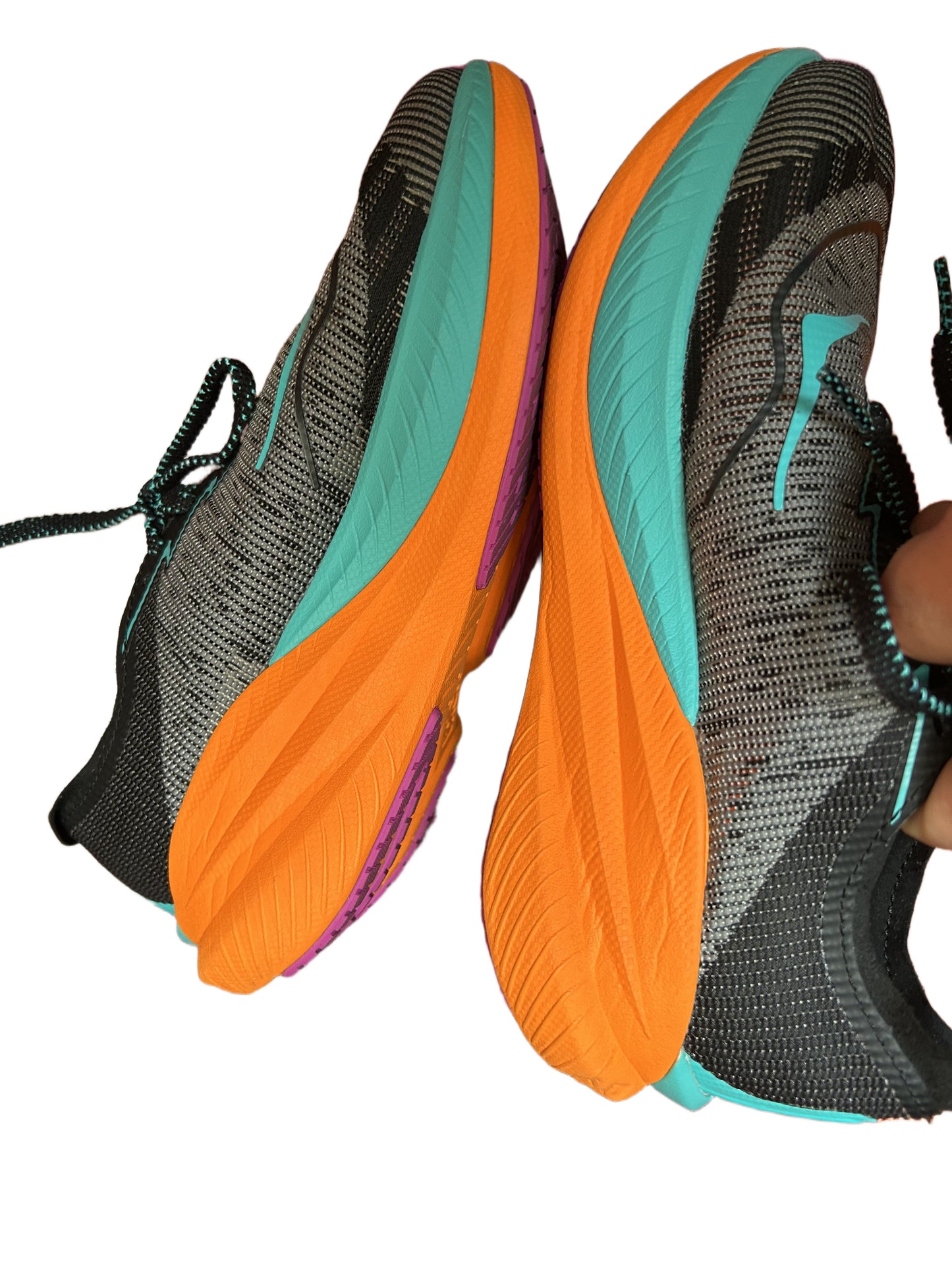 Hoka Mach X2 Gris/Naranjo/Turquesa 38 EU