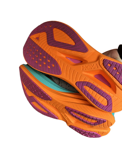 Hoka Mach X2 Gris/Naranjo/Turquesa 38 EU